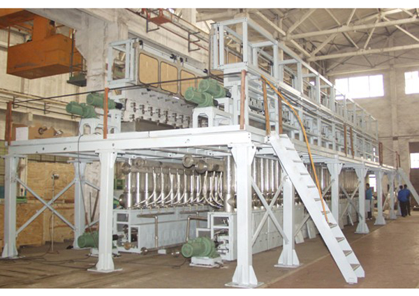Model H4HD3232 vertical wet spinning machine Model H4HD3232 vertical wet spinning machine